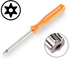 Torx TX20, destornillador especial para la poder hacer reparación de Thermomix.