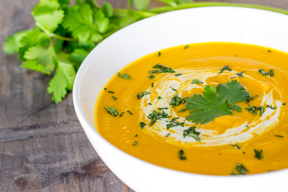 Crema de calabaza y zanahoria para thermomix
